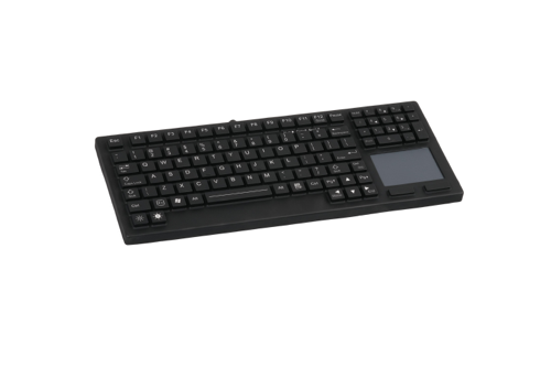 GeBE Picture KWD-105 Silikon Tastatur mit Touchpad und  Hinterleuchtung, USB, IP 68